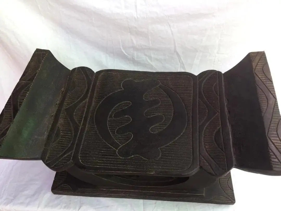 Mama Zuri Style tradtional furniture African Ashanti tribal wooden stool