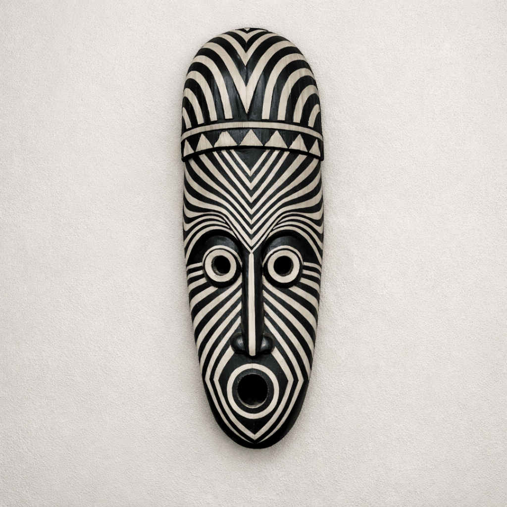 Mama Zuri Style african wooden mask African Wooden wall Mask