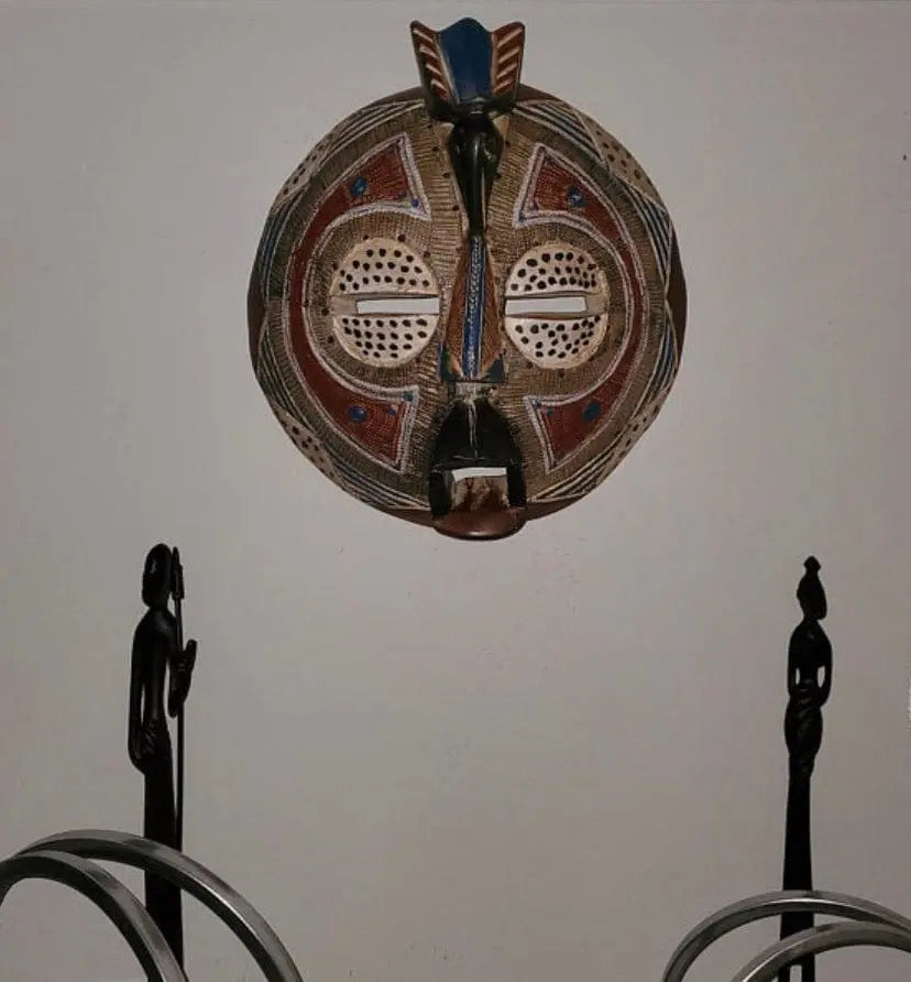 Mama Zuri Style wooden mask Best African wooden mask decor
