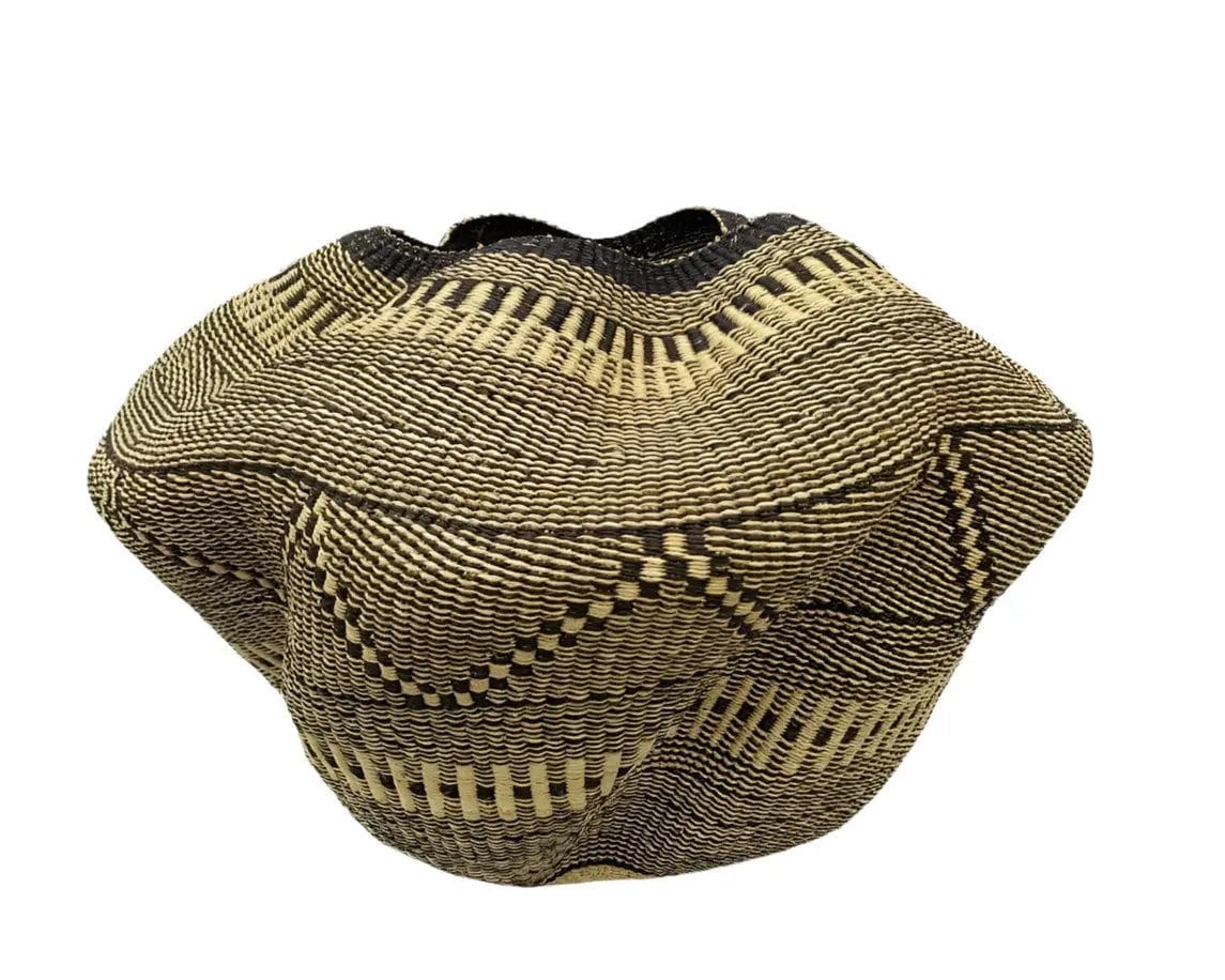 decorative african  tribal interior design baskets style