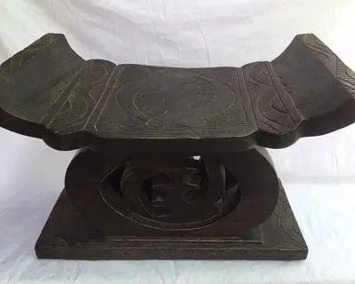 Mama Zuri Style tradtional furniture African Ashanti tribal wooden stool