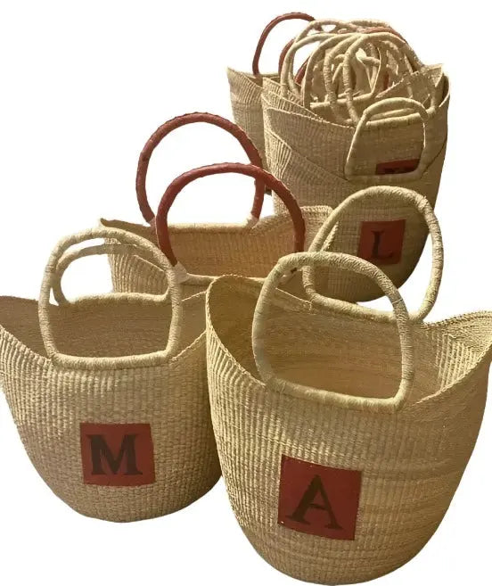 Mama Zuri Style Bolga Baskets African basket bag from Ghana