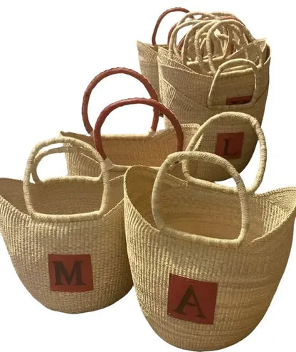 Mama Zuri Style Bolga Baskets African basket bag from Ghana