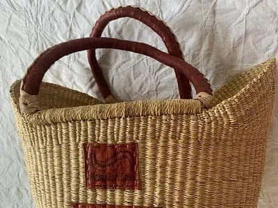 Mama Zuri Style Bolga Baskets African basket bag from Ghana