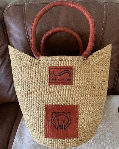 Mama Zuri Style Bolga Baskets african best selling straw basket 2023