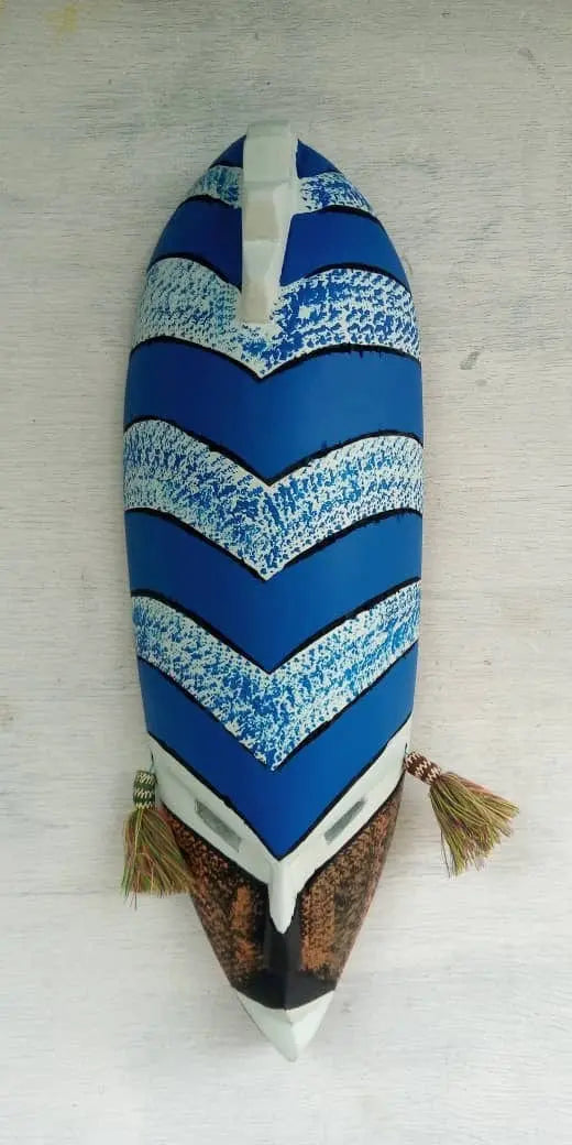 Mama Zuri Style wooden mask African wooden masks 53 cm l 20 cm w