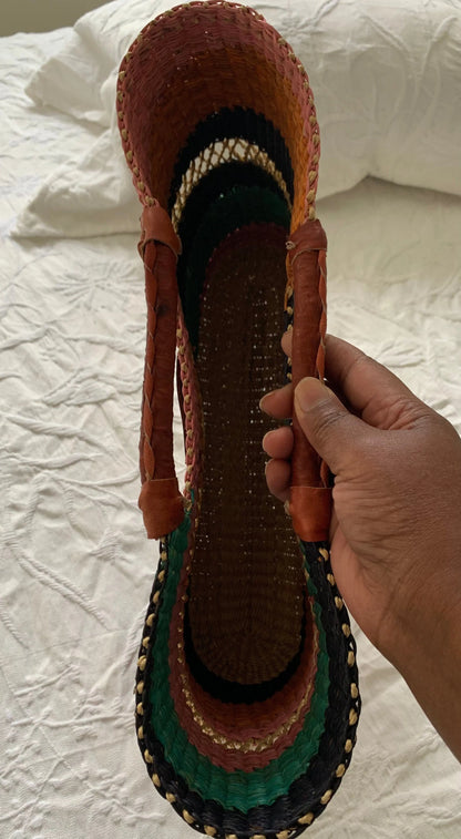 Mama Zuri Style Cute tote woven basket bag