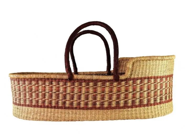 Premium Moses baskets designed for baby boys and baby girls. Handwoven natural bassinets offering comfort and safety for every precious newborn