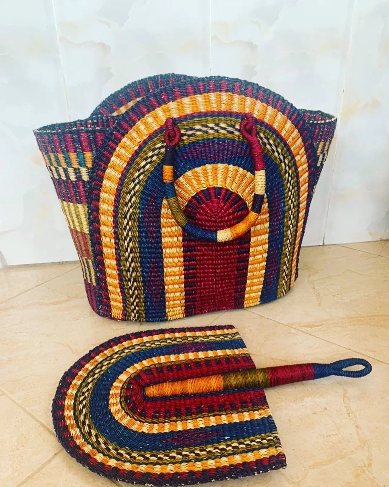 Mama Zuri Style Handmade Boho Baskets bag