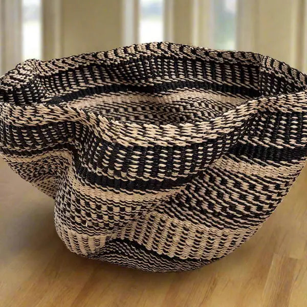 Mama Zuri Style Bolga Decor Baskets Living room woven decorative baskets