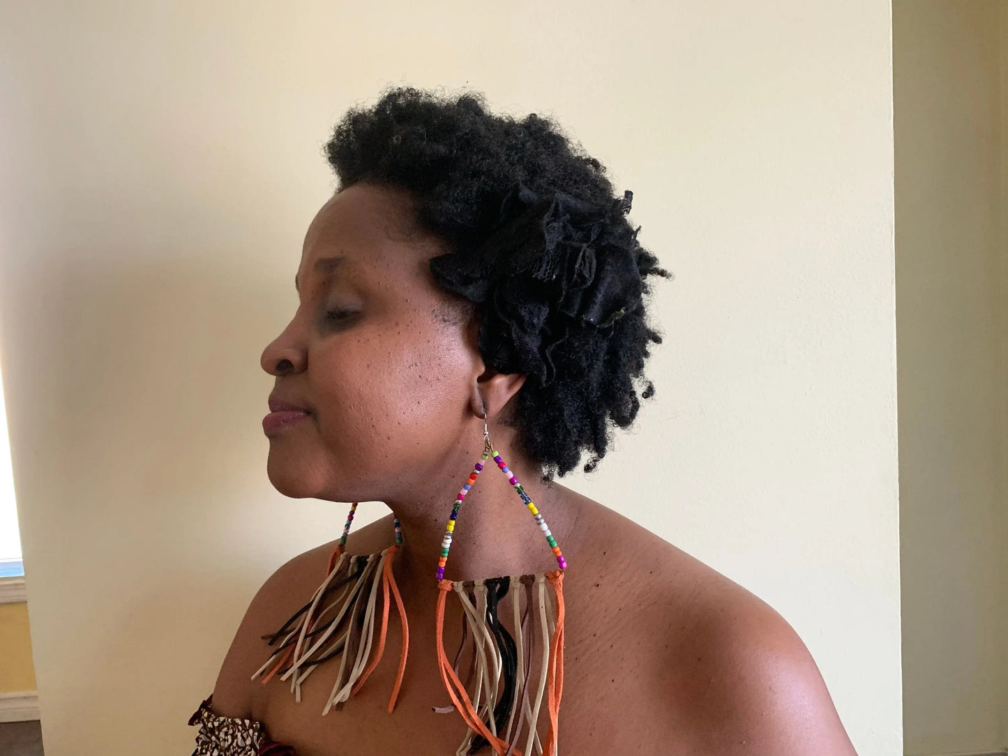 Mama Zuri Style Trendy pandemic statement earings 2021