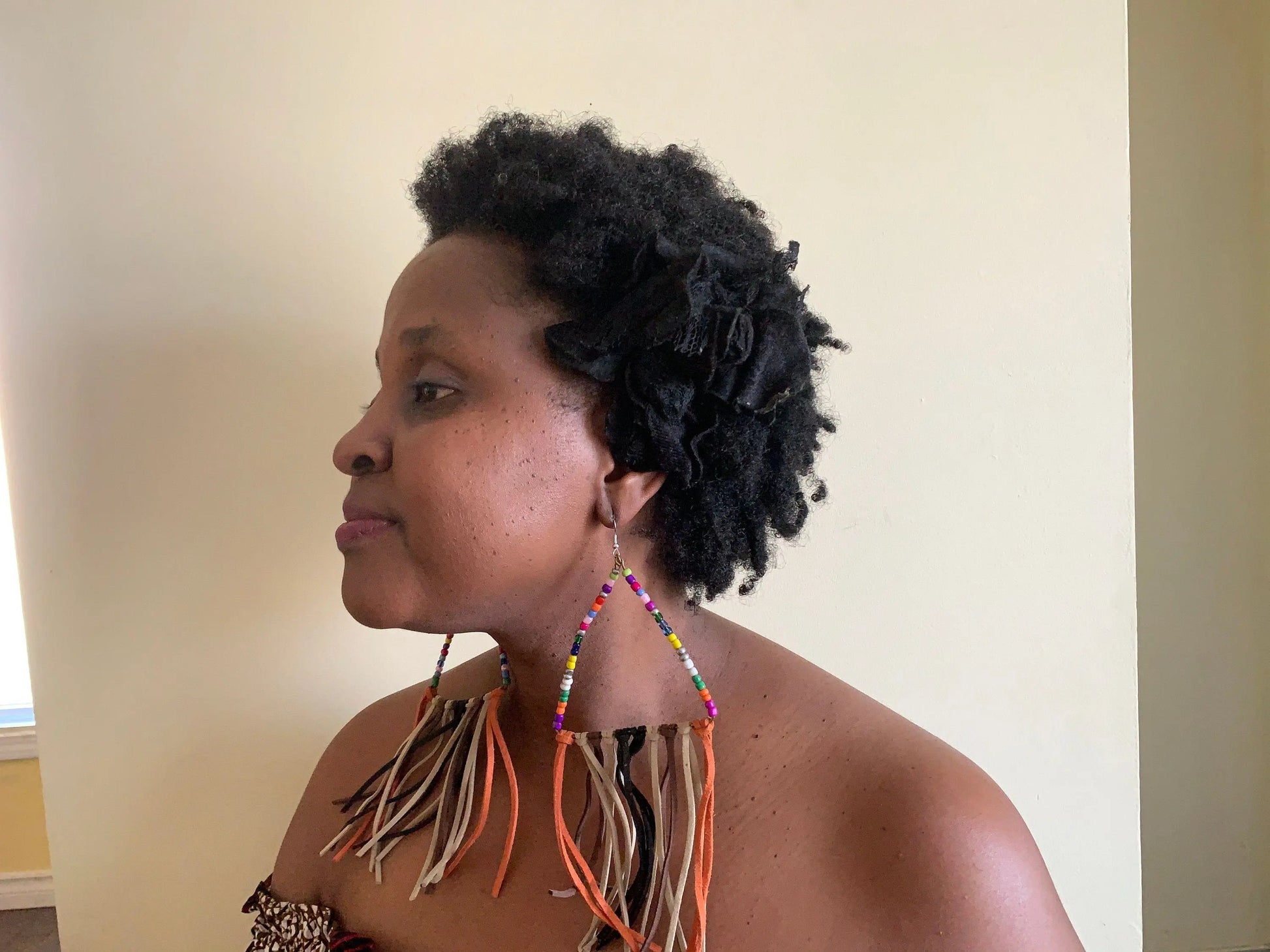 Mama Zuri Style Trendy pandemic statement earings 2021