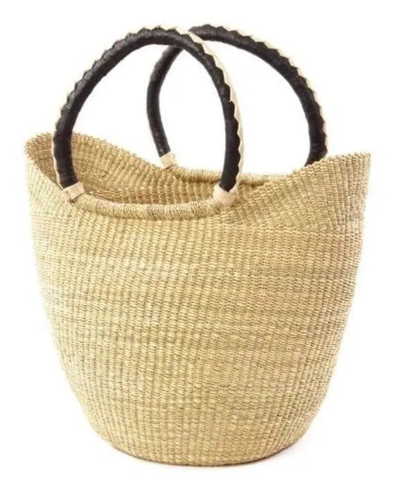 Mama Zuri Style Handbags U shopper Bolga Market Shopping basket