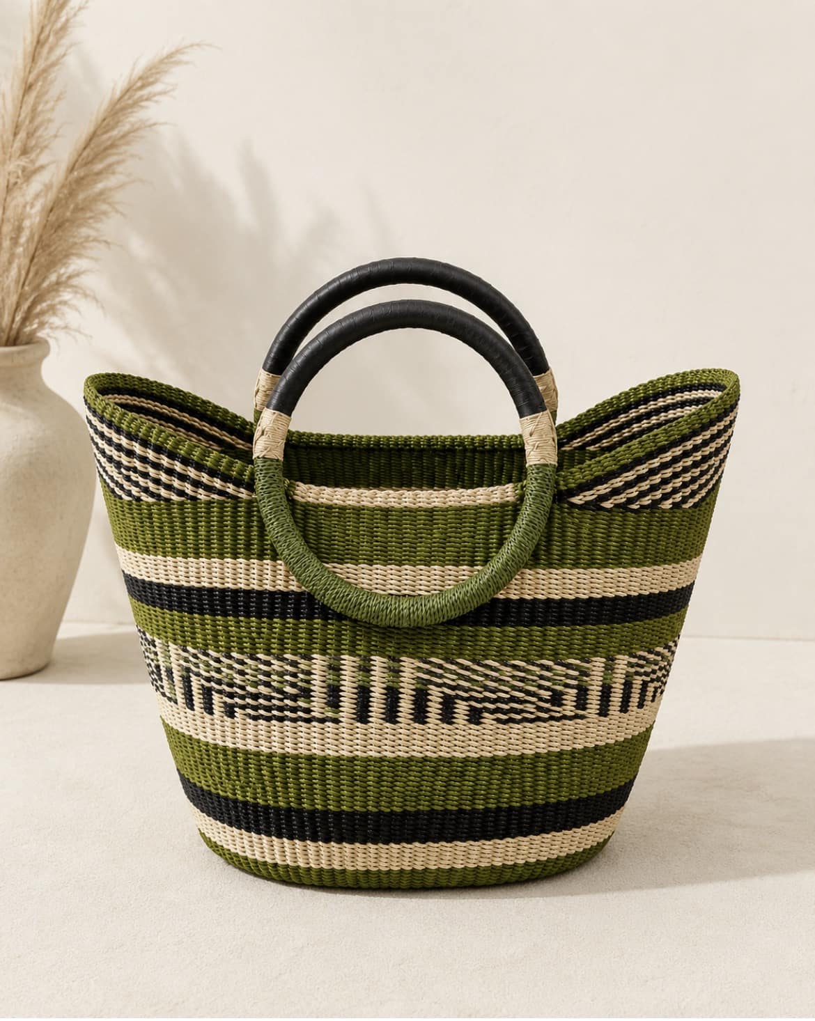 Mama Zuri Style Handbags As per image U shopper Bolga Market Shopping basket for trendy women